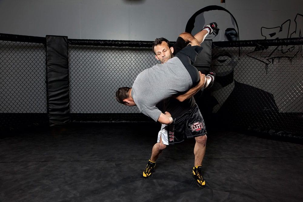 Kenny Johnson wrestling technique The doubleleg takedown Fighters Only