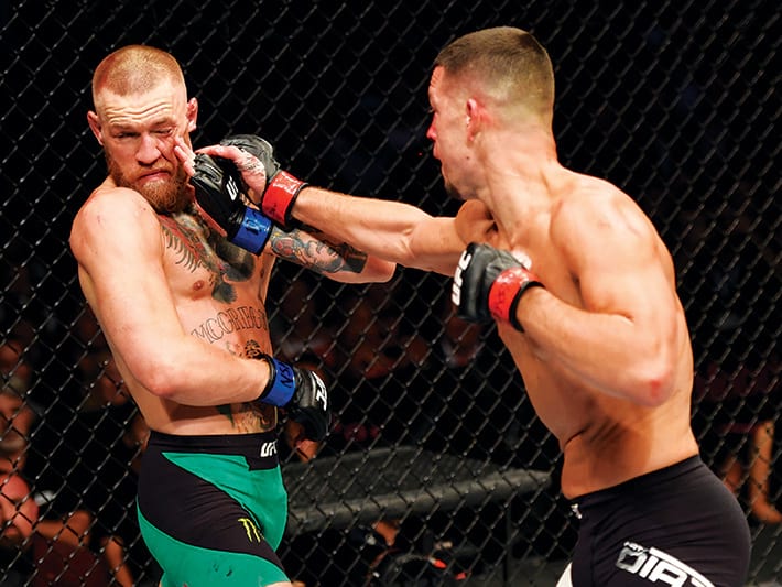 Conor McGregor praised Nate Diaz after his win over Anthony Pettis at UFC 241 and hinted at his return to MMA