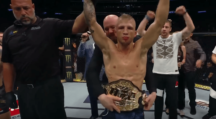 TJ Dillashaw says the UFC is paying him to kill flyweight division