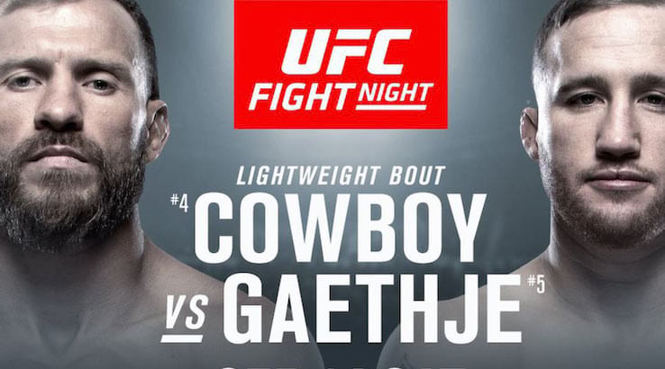 Justin Gaethje defeated Donald Cerrone at UFC Vancouver