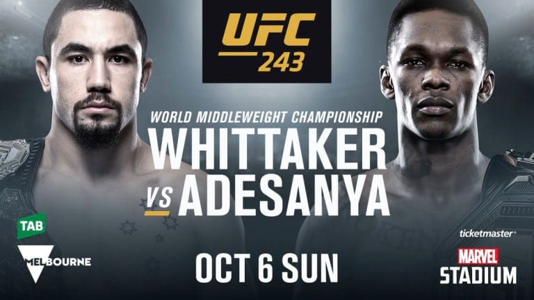 UFC 243 recap highlights israel adesanya knocks out robert whittaker to win unified UFC middleweight championship