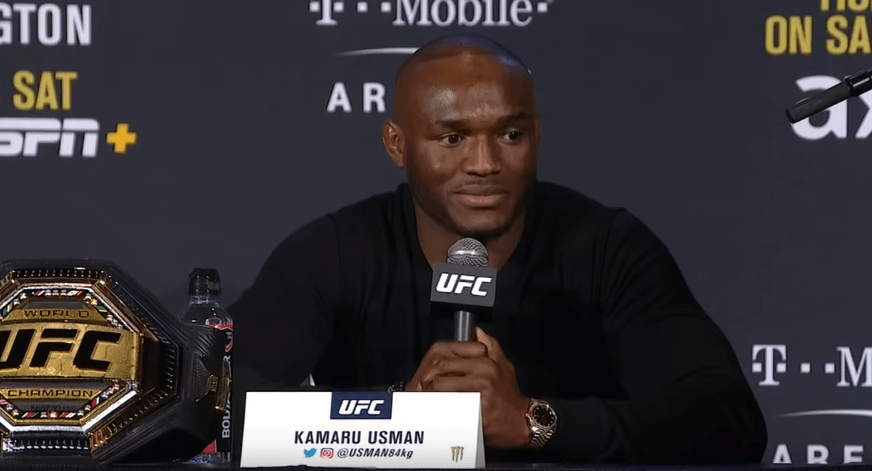 UFC welterweight champion Kamaru Usman isn't impressed by Jorge Masvidal's 2019