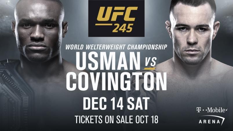 ufc 245 kamaru usman colby covington ufc welterweight title fight preview betting odds