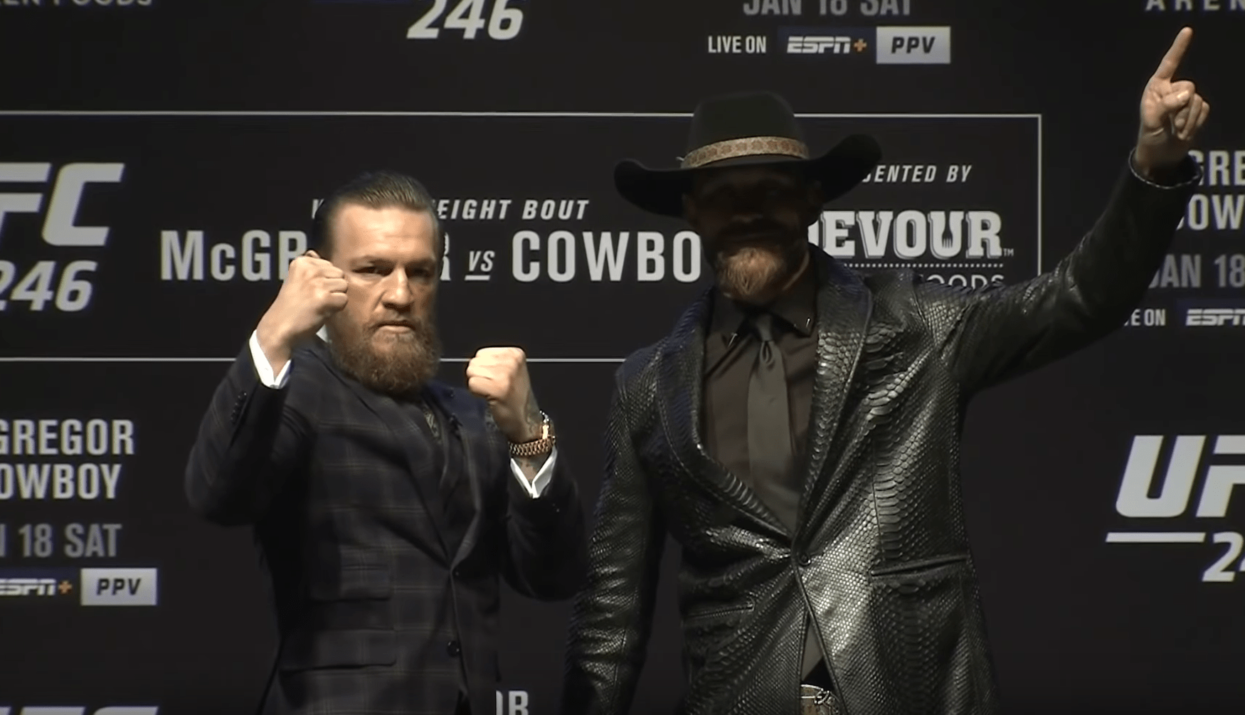 UFC 246 Conor McGregor Donald Cowboy Cerrone recap watch press conference knockout highlights