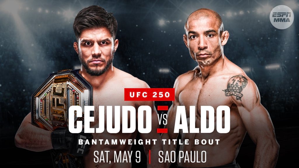 UFC 250 Sao Paulo Brazil Henry Cejudo Jose Aldo
