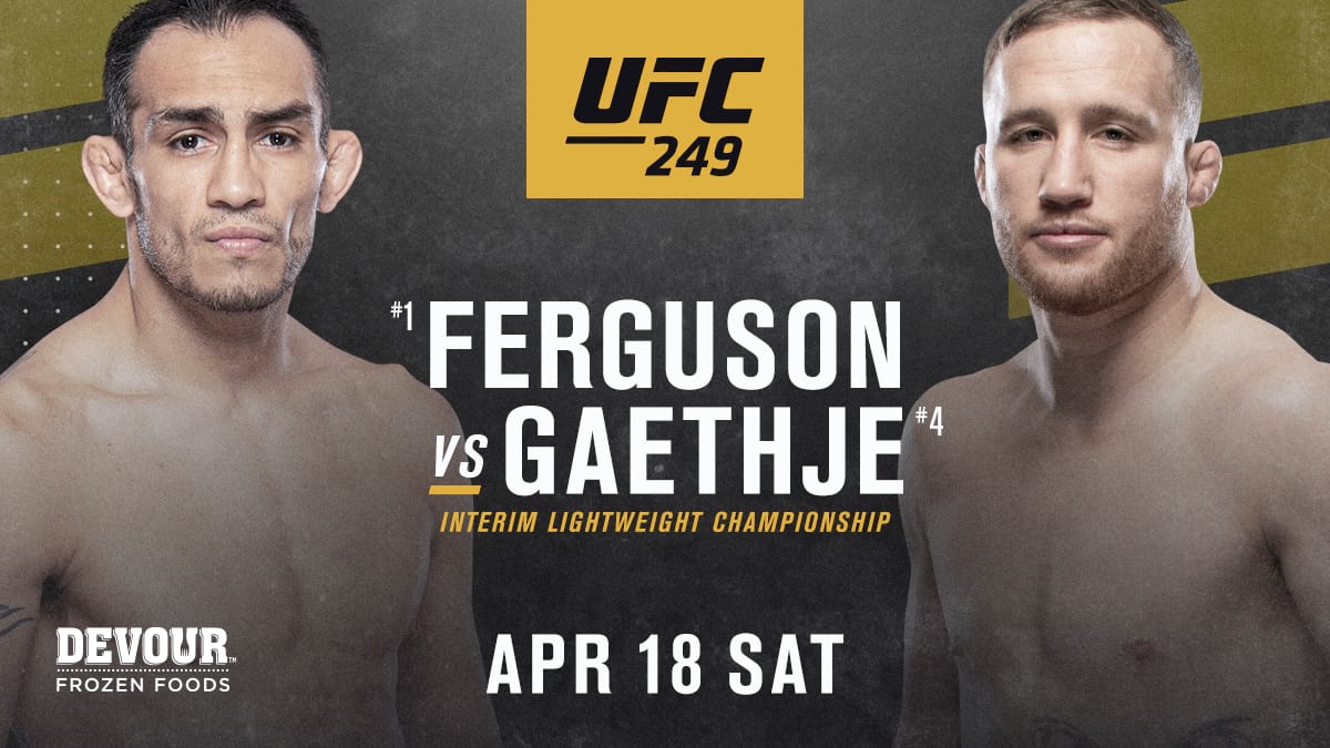 UFC 249 Tony Ferguson Justin Gaethje