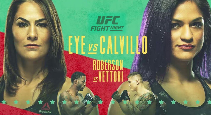 UFC on ESPN Jessica Eye Cynthia Calvillo