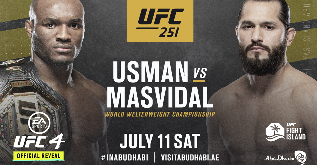 UFC 251 Kamaru Usman Jorge Masvidal Fight Island
