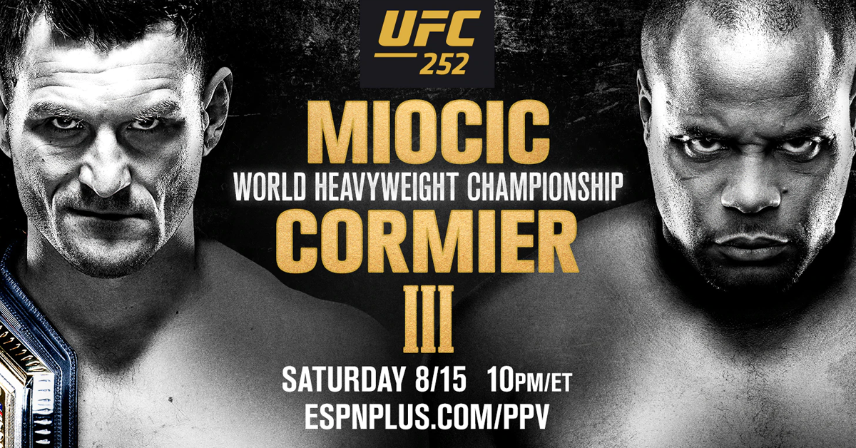 UFC 252 Stipe Miocic vs Daniel Cormier 3 recap and full results
