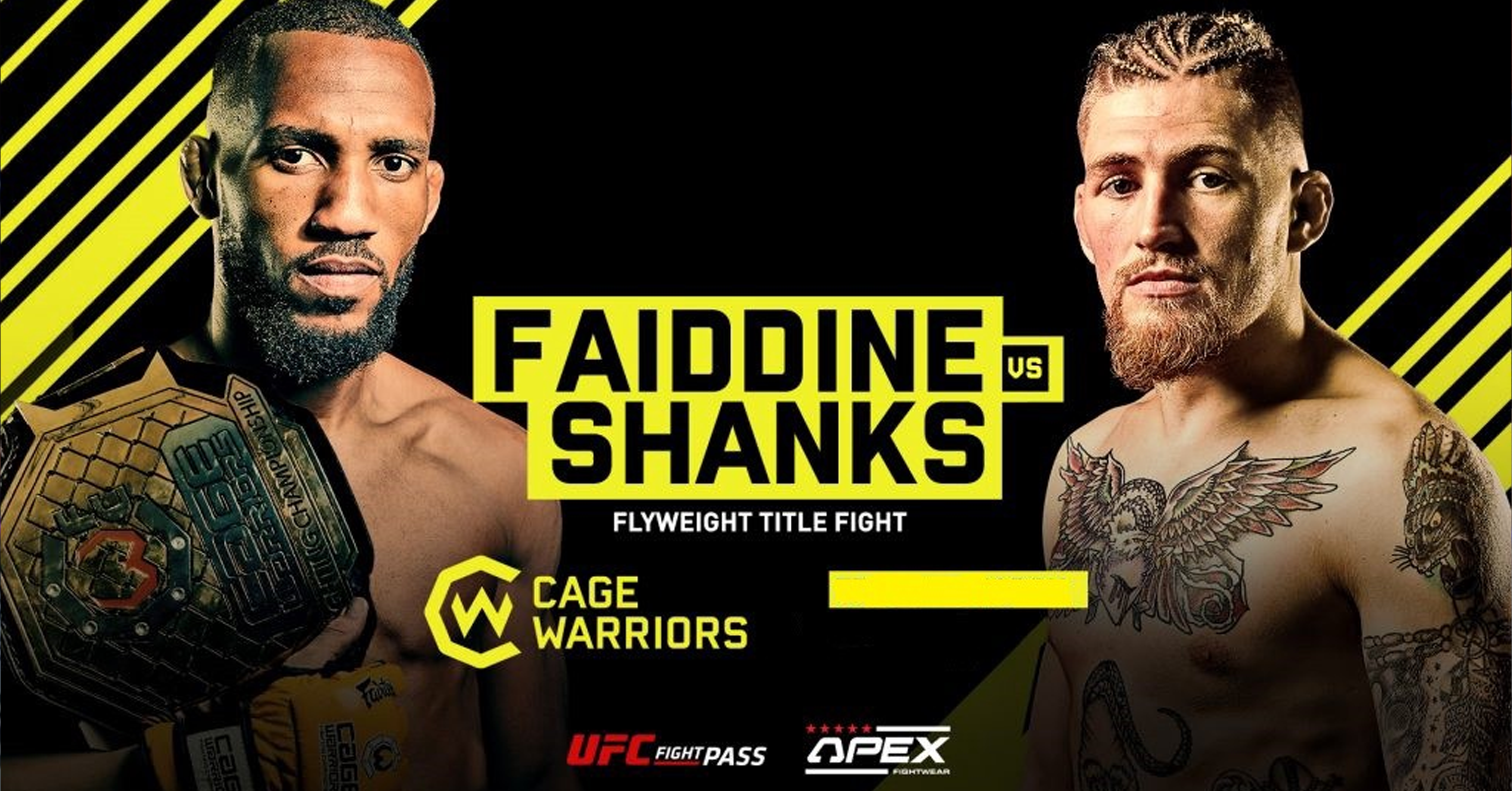 CW114 The Trilogy Faiddine Shanks Cage Warriors flyweight title how to watch preview full fight card
