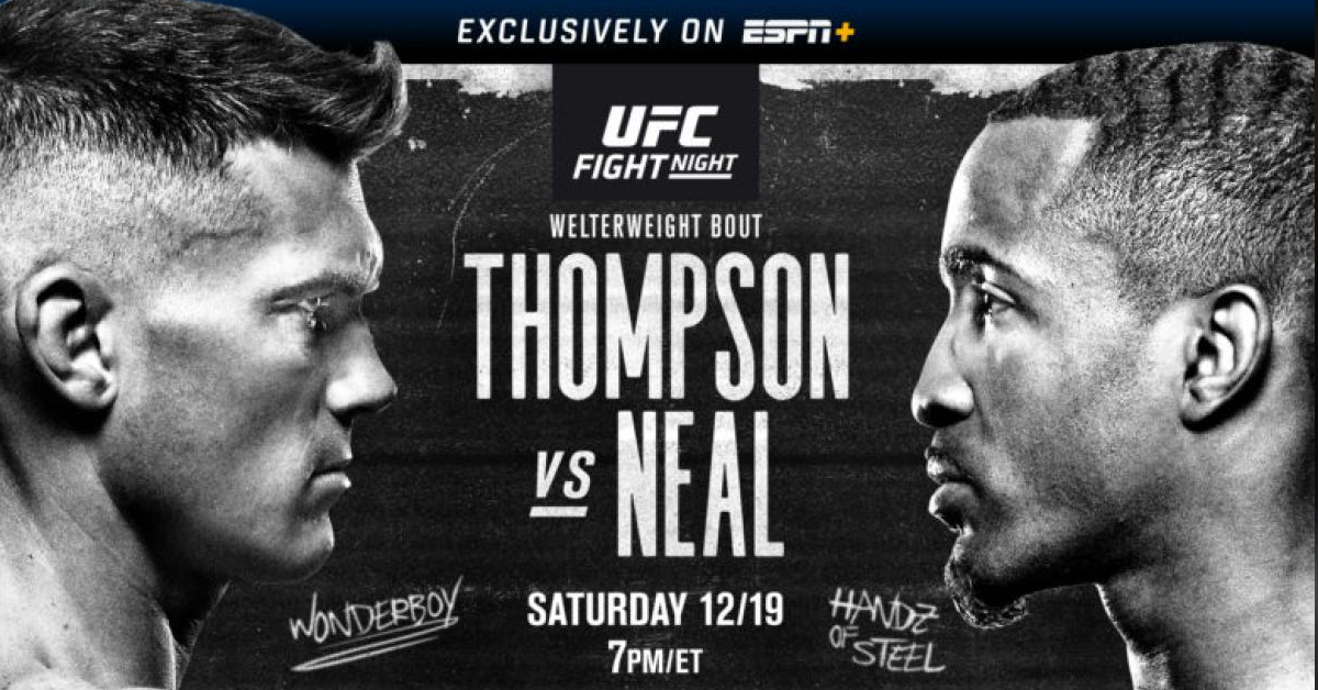 UFC Fight Night 183, Stephen "Wonderboy" Thompson, Geoff Neal, recap, results, news