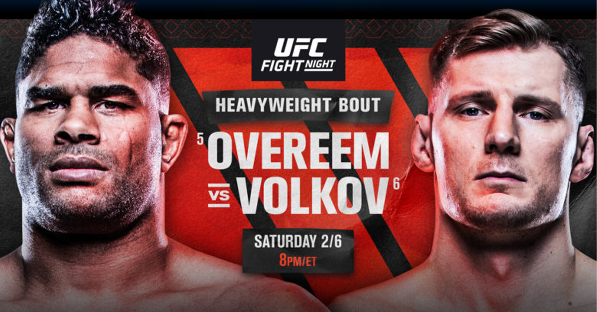 UFC Fight Night, Alistair Overeem, Alexander Volkov, results, recap, highlights