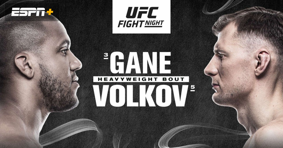 Cyril Gane, Alexander Volkov, UFC Fight Night, recap, results