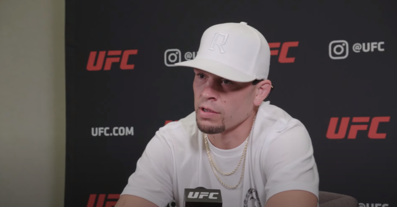 WATCH: UFC 263 Embedded: Episode 4 – Nate Diaz at media day, brewing