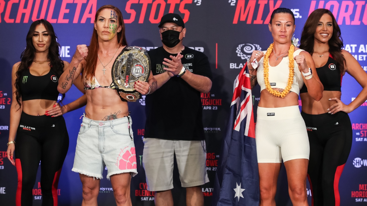 Cris Cyborg and Raufeon Stots claim title victories at Bellator 279 in Hawaii
