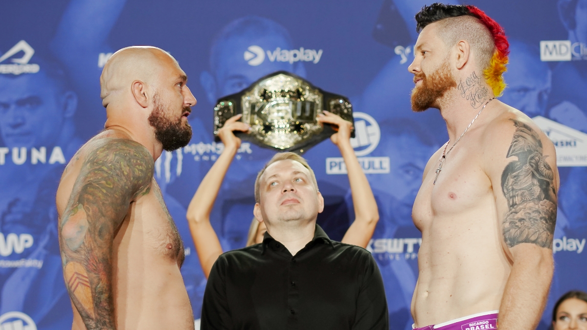 KSW 74 weigh-in results De Fries has 26 pounds on challenger Prasel