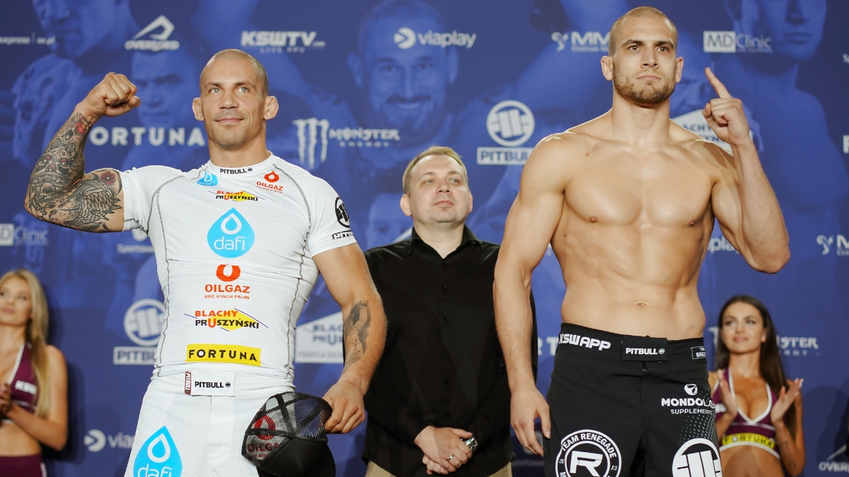 KSW 74 weigh-in results De Fries has 26 pounds on challenger Prasel