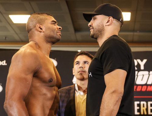 Alistair Overeem faces off with Badr Hari ahead of trilogy showdown at Glory: Collision 4