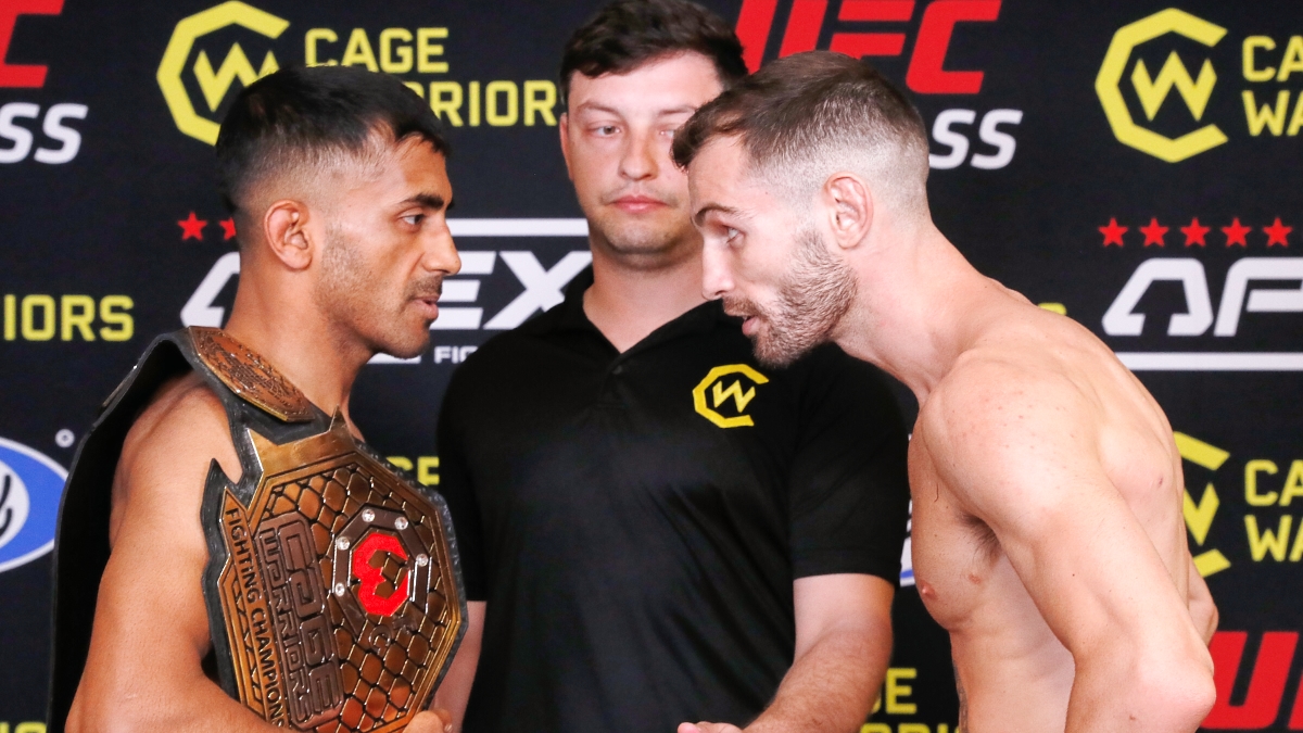 Cage Warriors 158 weigh-ins Shaj Haque and Michele Martignoni make weight for Rome title clash