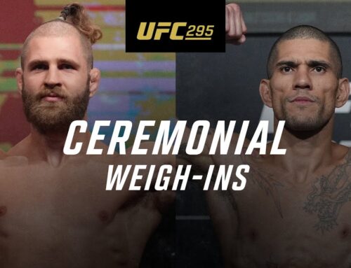 UFC 295 ceremonial weigh-ins: Watch the fighters face off ahead of fight night in New York City